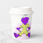 Monster-Papiertasse Pappbecher (Vorderseite)