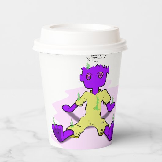 Monster-Papiertasse Pappbecher (Vorderseite)