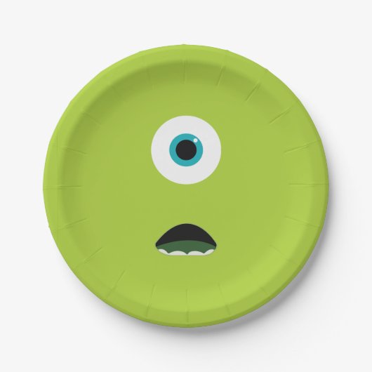 Monster Pappteller (Vorderseite)