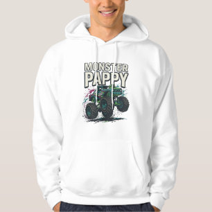 Monster Pappy Monster Truck Vintage Vektor Design_ Hoodie