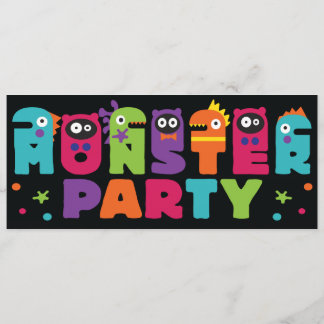 Monster-Party Einladung