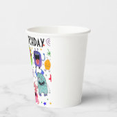 Monster-Party-Papiertassen sind personalisiert Pappbecher (Links)