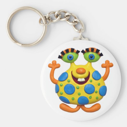 Monster-Party Schlüsselanhänger (Vorne)