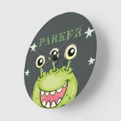 Monster Personalisiert Runde Wanduhr (Winkel)
