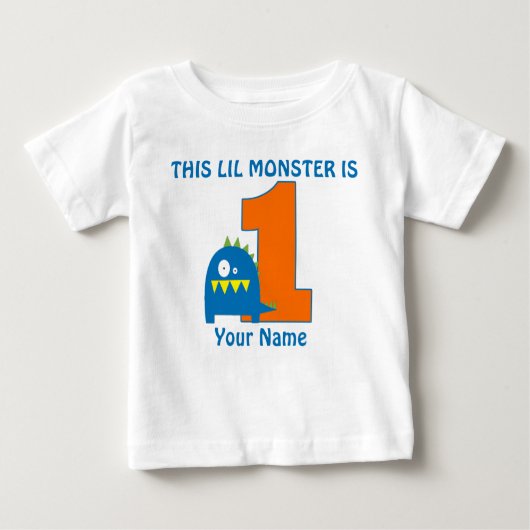 Monster Personalisiert T Shirt (Vorderseite)