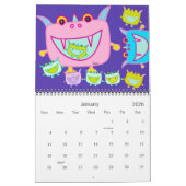 Monster Pets-Kalender Kalender (Jan 2026)