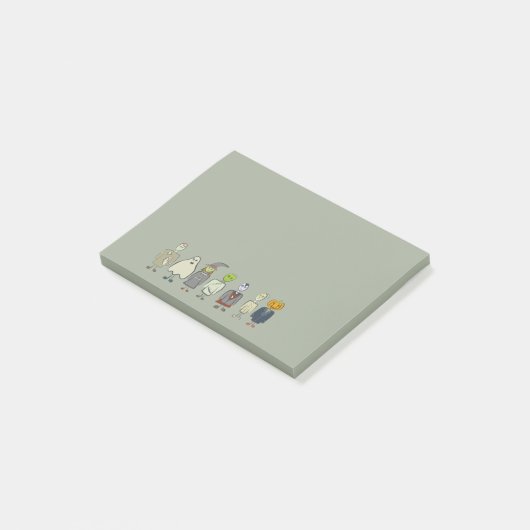 Monster! Post-it Klebezettel (angewinkelt)