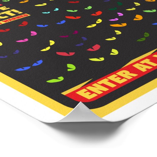 Monster-Poster Poster (Ecke)