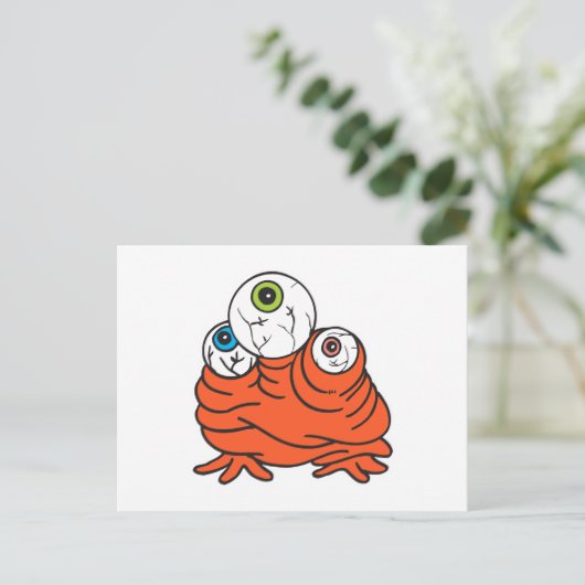 Monster Postkarte (Stehend Vorderseite)