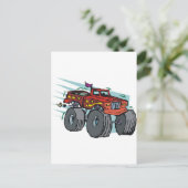 Monster Postkarte (Stehend Vorderseite)