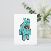 Monster Postkarte (Stehend Vorderseite)