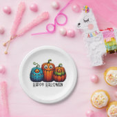 Monster Pumkins Pappteller (Party)