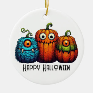 Monster Pumpkins Maßgeschneiderte Ornamente