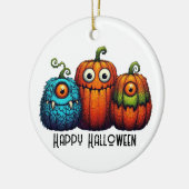 Monster Pumpkins Maßgeschneiderte Ornamente (Links)