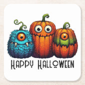 Monster Pumpkins Rechteckiger Pappuntersetzer (Vorderseite)