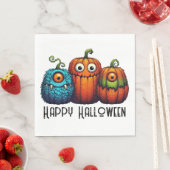 Monster Pumpkins Serviette (Beispiel)
