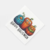 Monster Pumpkins Serviette (Ecke)