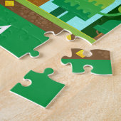 Monster Puzzle mit dem Namen des Kindes. (Seite)