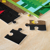 Monster Puzzle mit dem Namen des Kindes. (Seite)