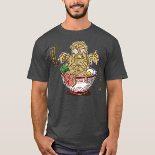 Monster Ramen Kostume Berühmtes Japan Noodles Funn T-Shirt