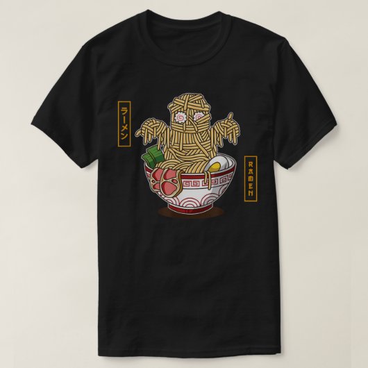 Monster Ramen Kostume Berühmtes Japan Noodles Funn T-Shirt (Design vorne)