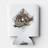 Monster Robotic Fish Geschenk für Seemannsliebhabe Dosenkühler (Rückseite)