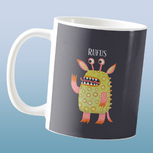 Monster Rufus Individuelle Name Kaffeetasse