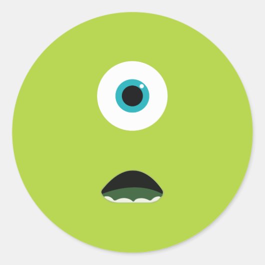 Monster Runder Aufkleber (Vorderseite)
