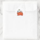 Monster Runder Aufkleber (Tasche)