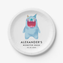 Monster-Schlag-Kindergeburtstag-Party Pappteller