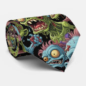 Monster-Schlips Krawatte (Gerollt)
