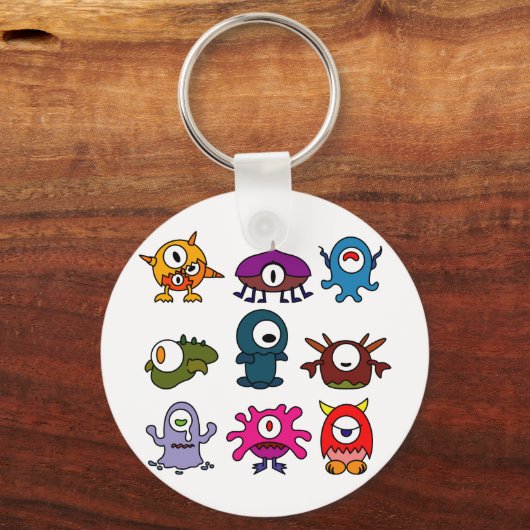 Monster Schlüsselanhänger (Vorderseite)