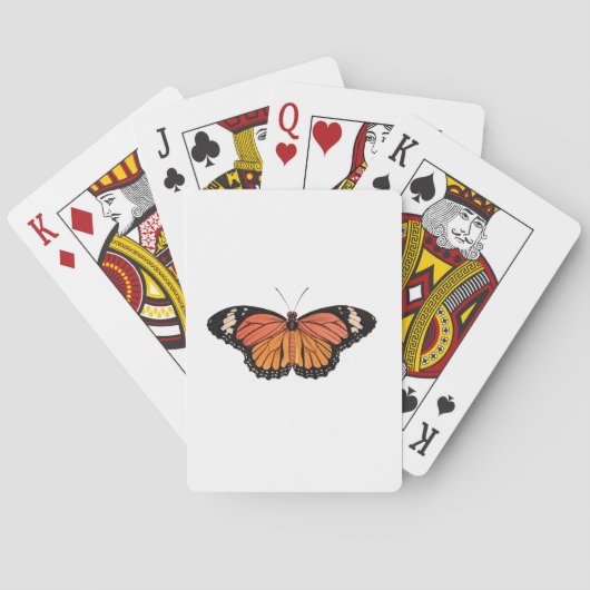 Monster-Schmetterling Spielkarten (Rückseite)
