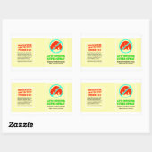 Monster-Schutz - Anti-Monster-Super-Spray Rechteckiger Aufkleber (Blatt)