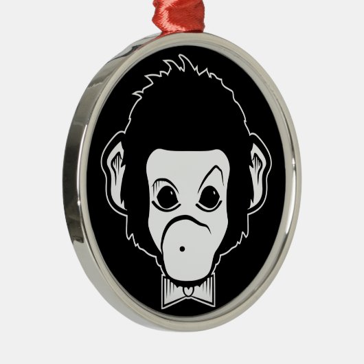 Monster Silbernes Ornament (Rechts)