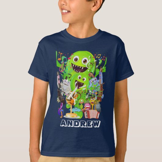 Monster Singing T-Shirt (Vorderseite)