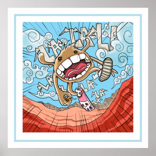 Monster-Skater Poster (Vorne)