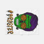 Monster Skull Broster Brother Halloween Match F Fleecedecke (Vorderseite (Horizontal))