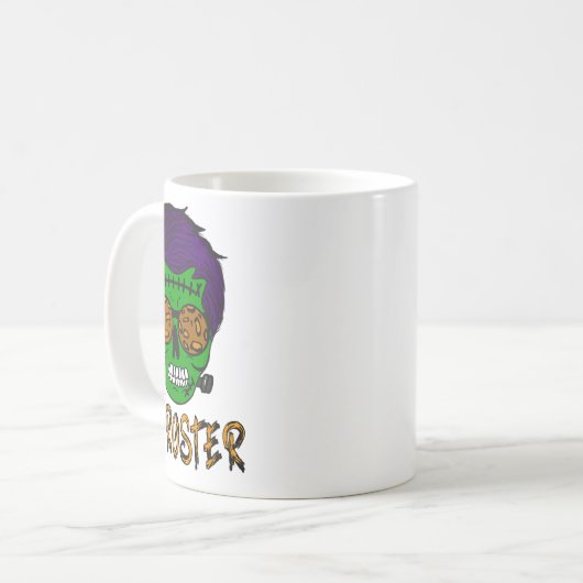 Monster Skull Broster Brother Halloween Match F Kaffeetasse (Vorderseite Links)