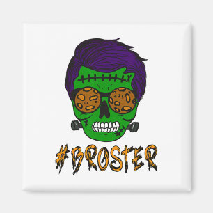 Monster Skull Broster Brother Halloween Match F Magnet