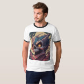 Monster Skull Dragon T - Shirt - (Vorne ganz)