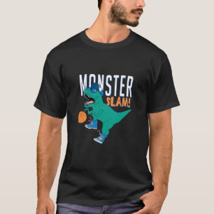 Monster Slam Basketball T Shirt Dinosaurier