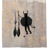 Monster Slayer, Blanco, New Mexico Duschvorhang (Vorderseite)