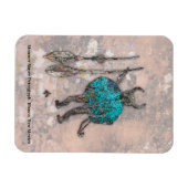 Monster Slayer Petroglyph - Blanco, New Mexico Ma Magnet (Horizontal)