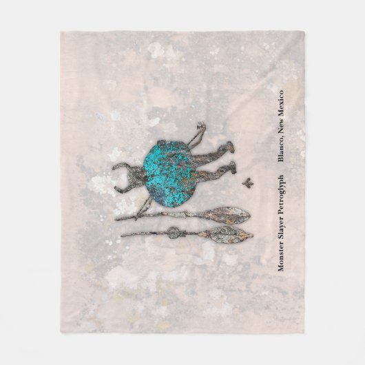 Monster Slayer Petroglyph Fleece Blanket (Vorderseite)