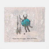 Monster Slayer Petroglyph Fleece Blanket (Vorderseite (Horizontal))