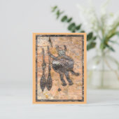 Monster Slayer Petroglyph - Galisteo, New Mexico Postkarte (Stehend Vorderseite)