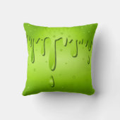 Monster Snot Green Slime Kissen (Rückseite)