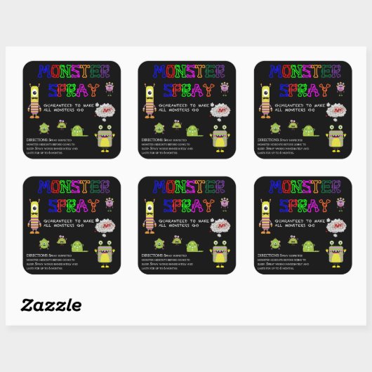 Monster Spray Stickers (Blatt)