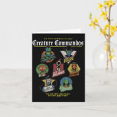 Monster Squad Abzeichen Leistung Karte (Gelbe Blume)